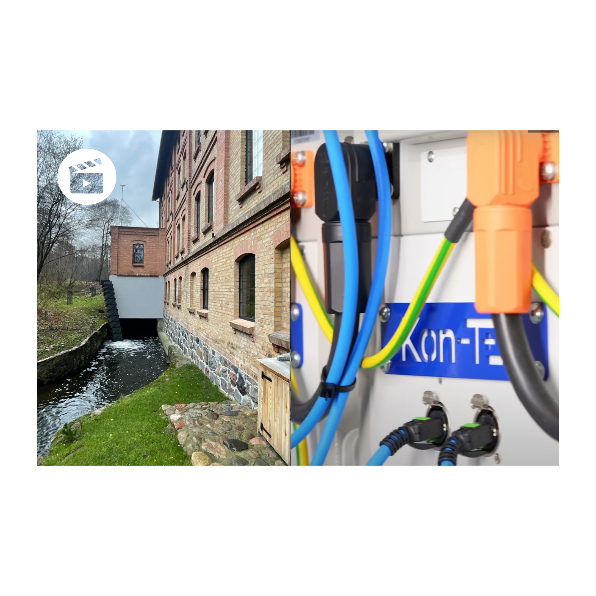 Magazyn Kon-TEC w małej elektrowni wodnej – zobacz dwa filmy!