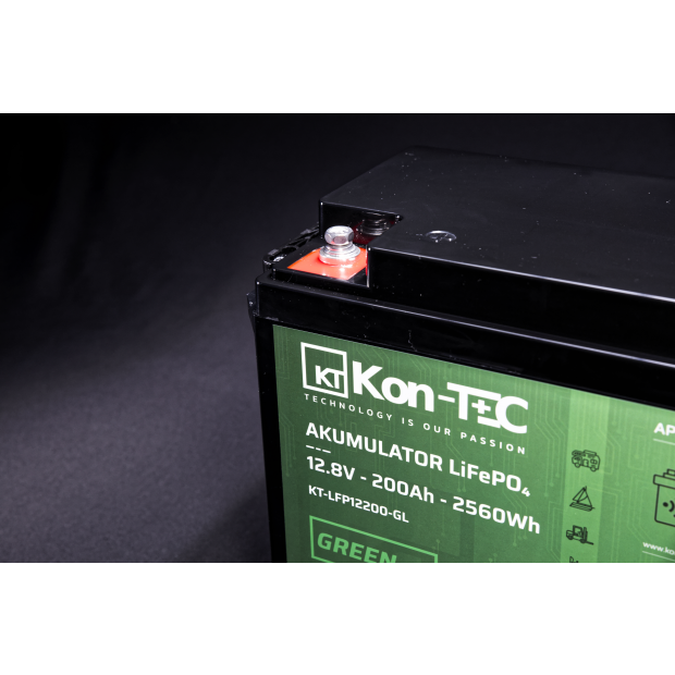 Akumulator LiFePO4 12V (12,8V) 200Ah Kon-TEC GREEN LINE