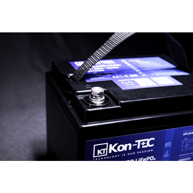 Akumulator LiFePO4 12V (12,8V) 50Ah Kon-TEC Maty grzewcze komunikacja bezprzewodowa 12000 cykli