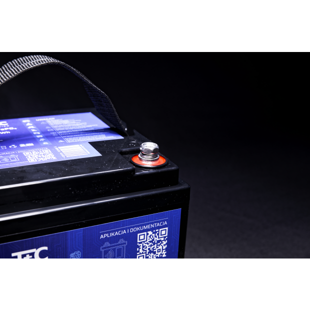 Battery LiFePO4 12V (12,8V) 50Ah Kon-TEC heating pads wireless communication 12000 cycles