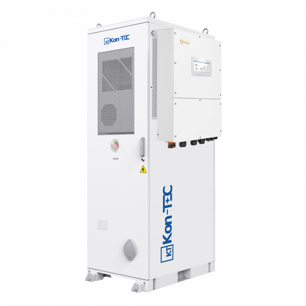 61,44kWh Kon-TEC E-MATE 50-61-A zewnętrzny – wysokonapięciowy magazyn energii z inwerterem Solis 50 kW