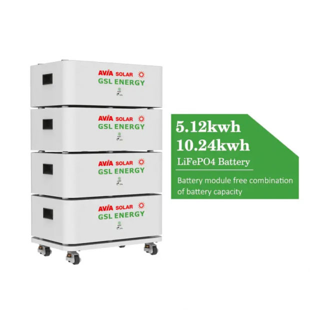 10,24 kWh Niskonapięciowy magazyn energii Avia Solar GSL 10000U-10KWH Kon-TEC
