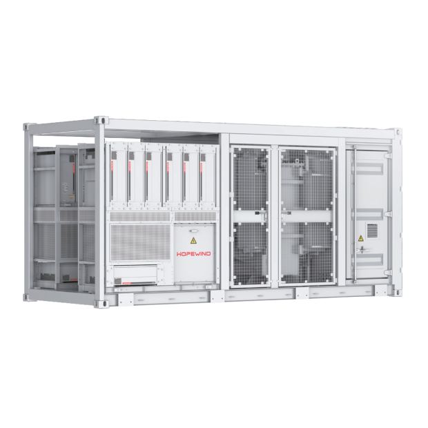 1,25 MW Stacja SKID HOPEWIND z falownikami łańcuchowymi / stringowymi HOPEWIND HPPS 1250B Kon-TEC