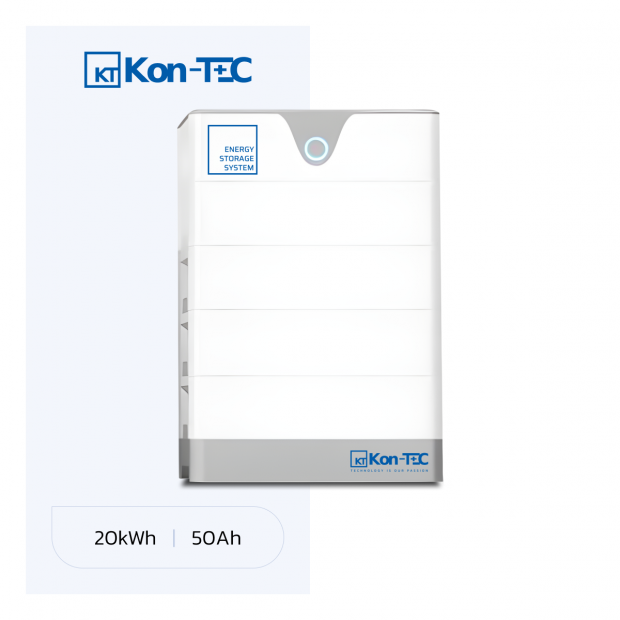 Wysokonapięciowy magazyn energii Kon-TEC 50A 20kWh 409V KT-LFPHV41050