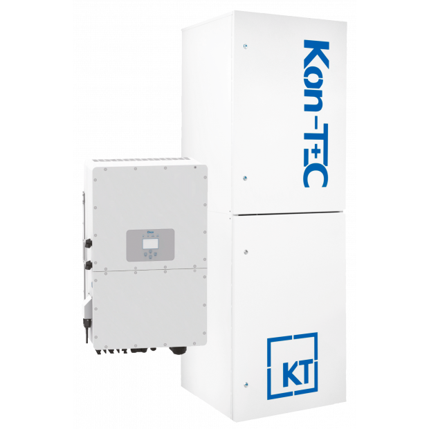 Zestaw 70kWh 460V 150A Wysokonapięciowy Magazyn Energii Kon-TEC KT-LFPHV70460 & Trójfazowy falownik hybrydowy Deye  SUN-50K-SG01HP3-EU